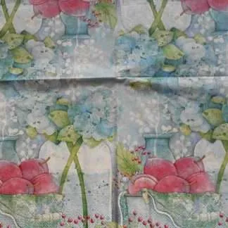 hortenzia decoupage paper