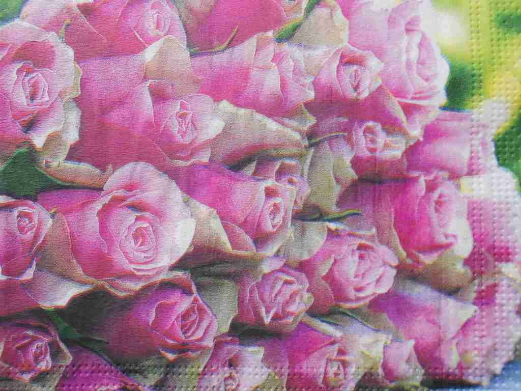 roses decupage napkins