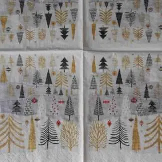 forest decoupage napkins