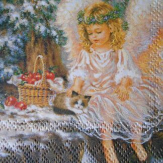 angel girl decoupage napkins