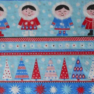christmas children decoupage napkins
