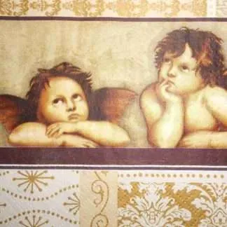 angels decoupage napkins