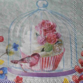bird decoupage napkins
