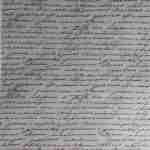 Handwriting script (russian) dark background decoupage rice paper