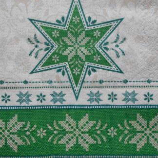 christmas star decoupage napkins