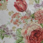 Drawn roses in garden decoupage napkins