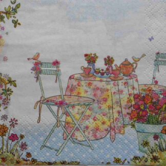 afternoon tea decoupage napkins