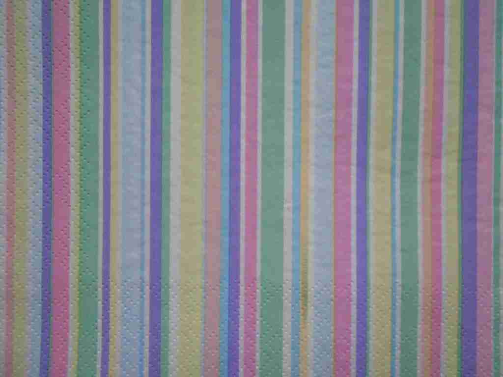 pastel stripes paper napkin