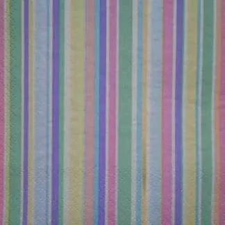 pastel stripes paper napkin