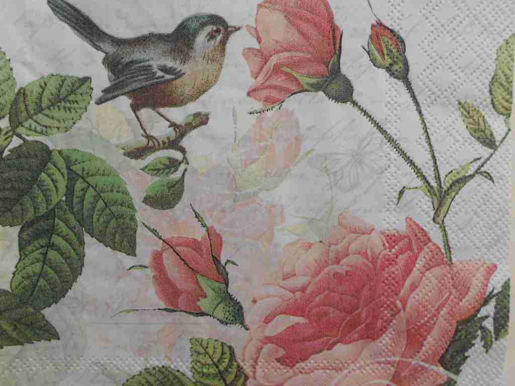 bird decoupage paper napkins