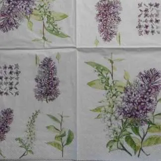 lilac decoupage paper