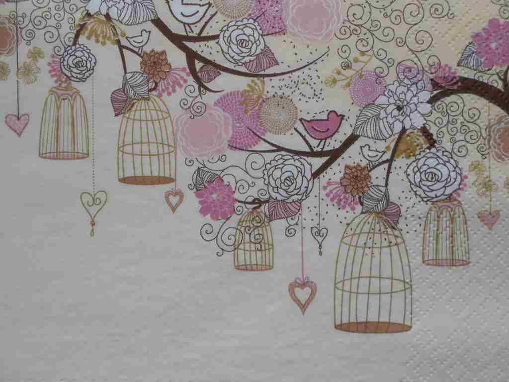 birdcage decoupage napkins online