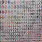 Colorful checkered decoupage rice paper