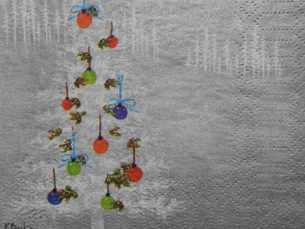 christmas decoupage napkins