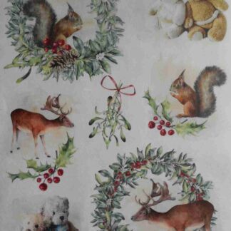 christmas decoupage paper