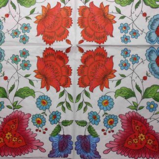 purple red decoupage napkins