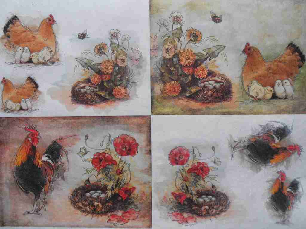 easter decoupage paper