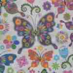 Purple butterfly decoupage paper napkins