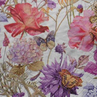 floral decoupage napkins