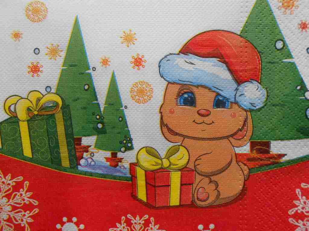 christmas decoupage paper napkins