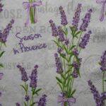 Lavender Season in Provence decoupage napkins