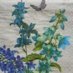 Blue bells decoupage paper napkins
