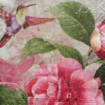 Hummingbird dance decoupage paper napkins