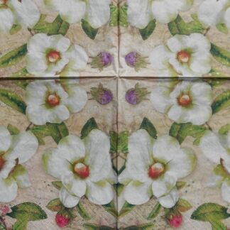 magnolias blanc napkins